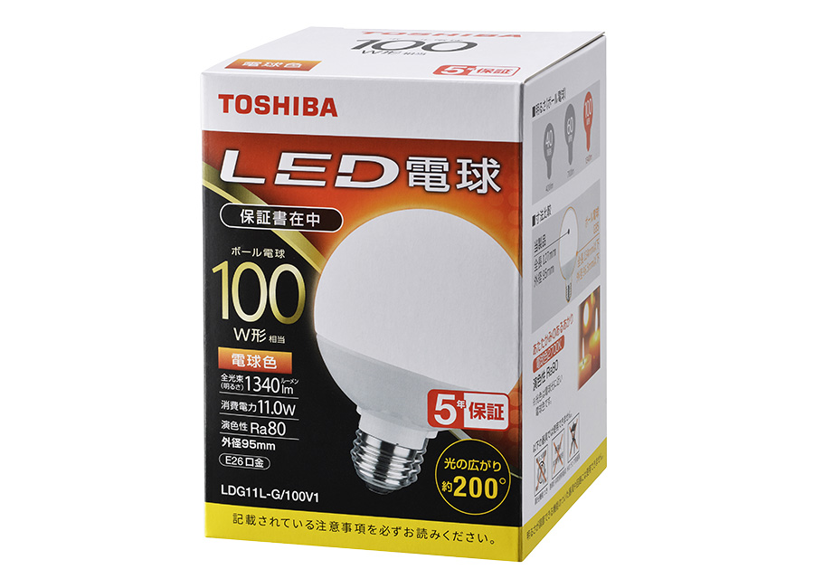 LDG11L-G/100V1 | LED電球商品一覧 | NVC Lighting Japan 株式会社 